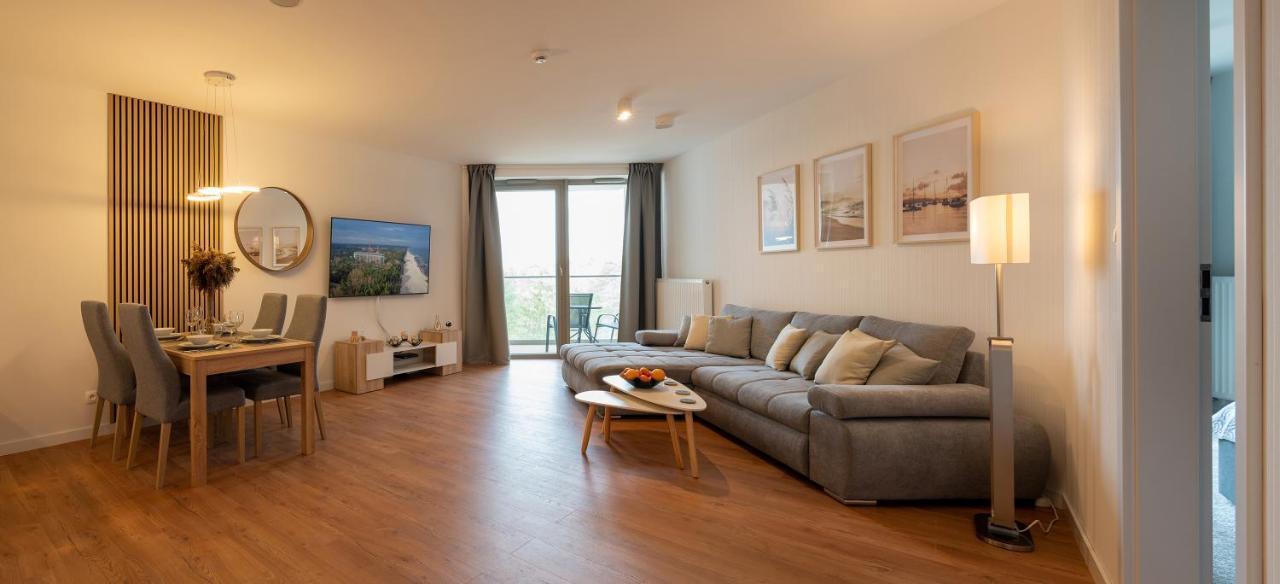 Pinea Sky Premium Apartament Z Widokiem Na Morze Ze Spa I Basenem Przy Plazy Pobierowo Ngoại thất bức ảnh