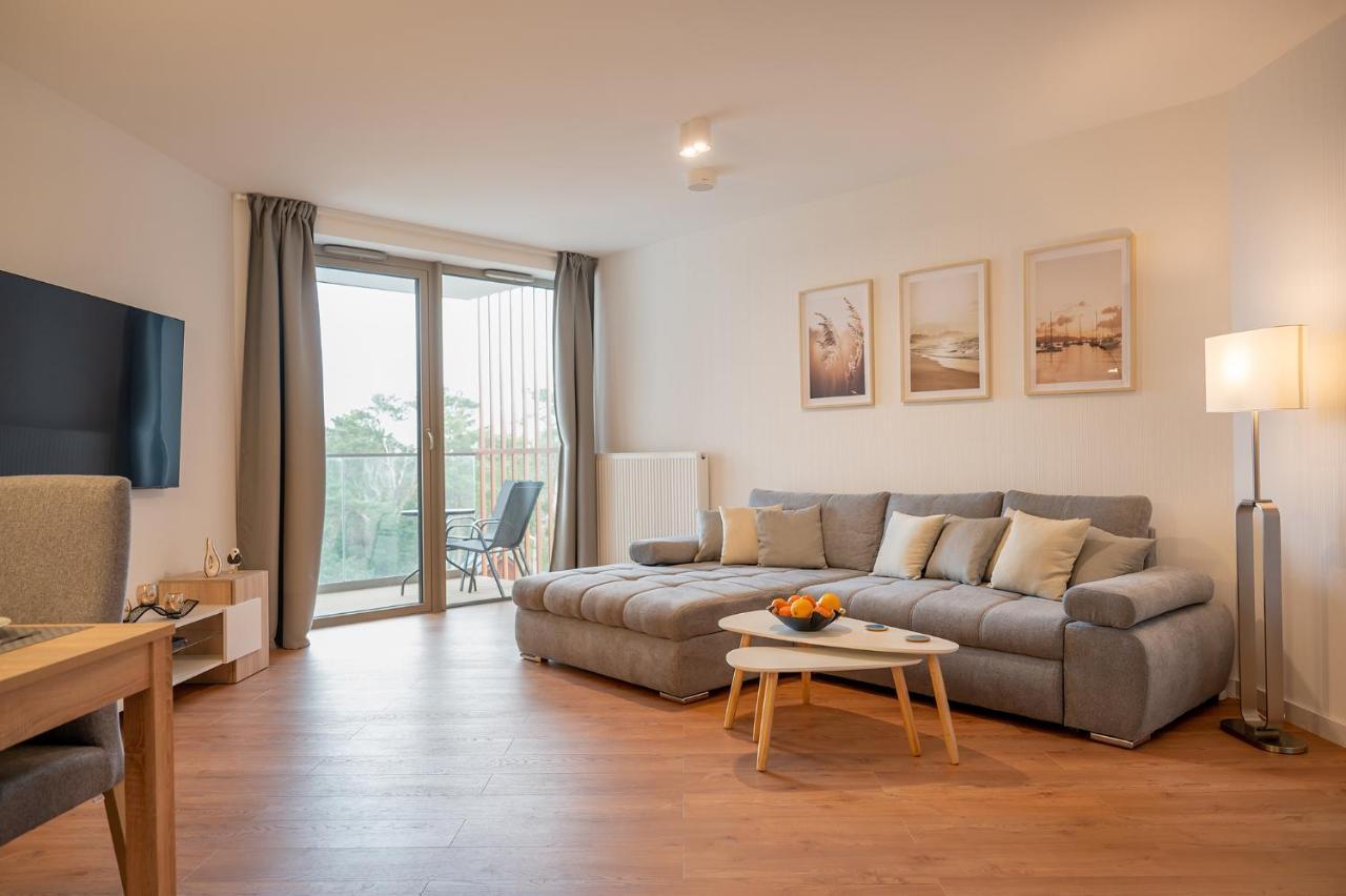 Pinea Sky Premium Apartament Z Widokiem Na Morze Ze Spa I Basenem Przy Plazy Pobierowo Ngoại thất bức ảnh