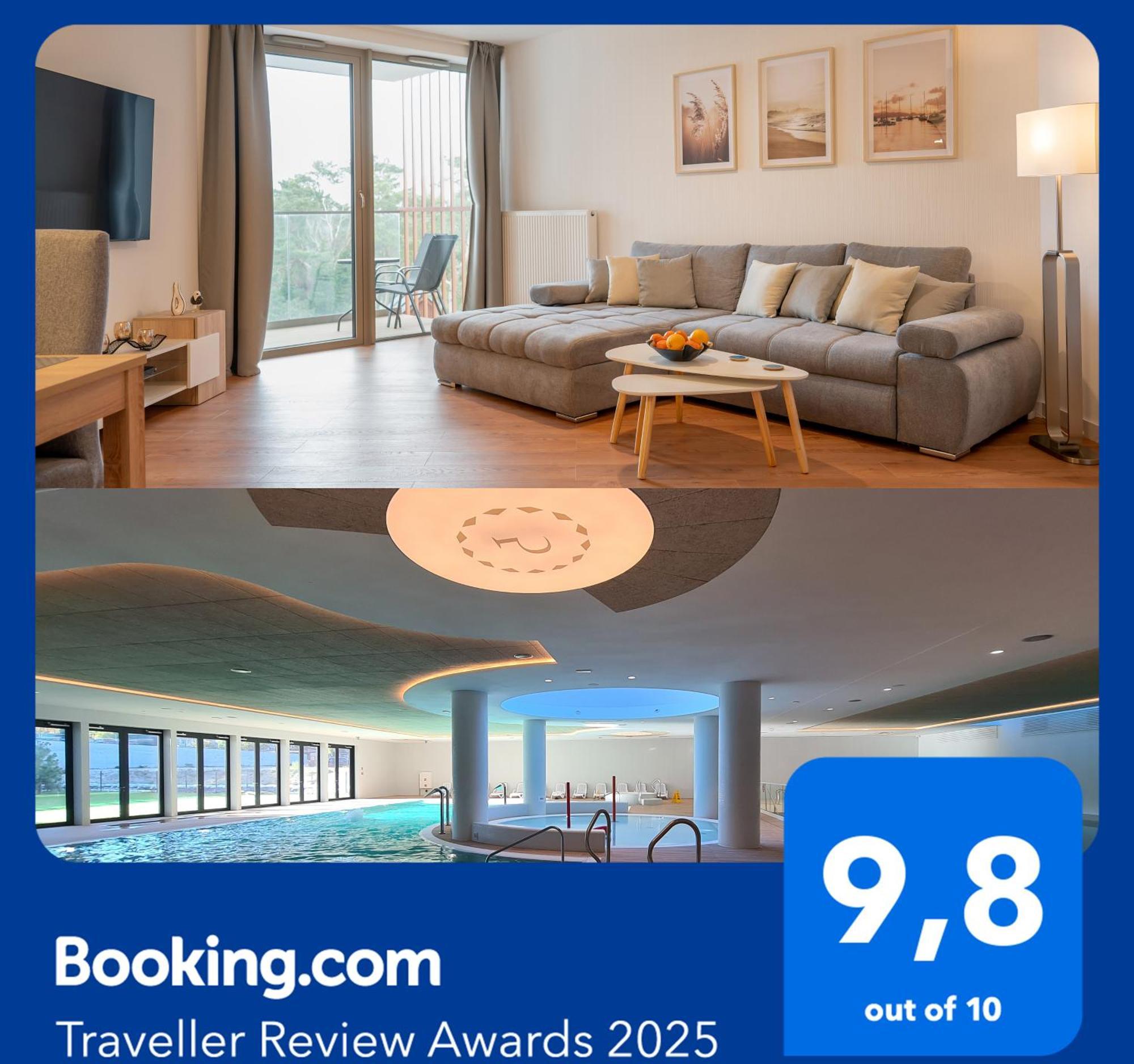 Pinea Sky Premium Apartament Z Widokiem Na Morze Ze Spa I Basenem Przy Plazy Pobierowo Ngoại thất bức ảnh